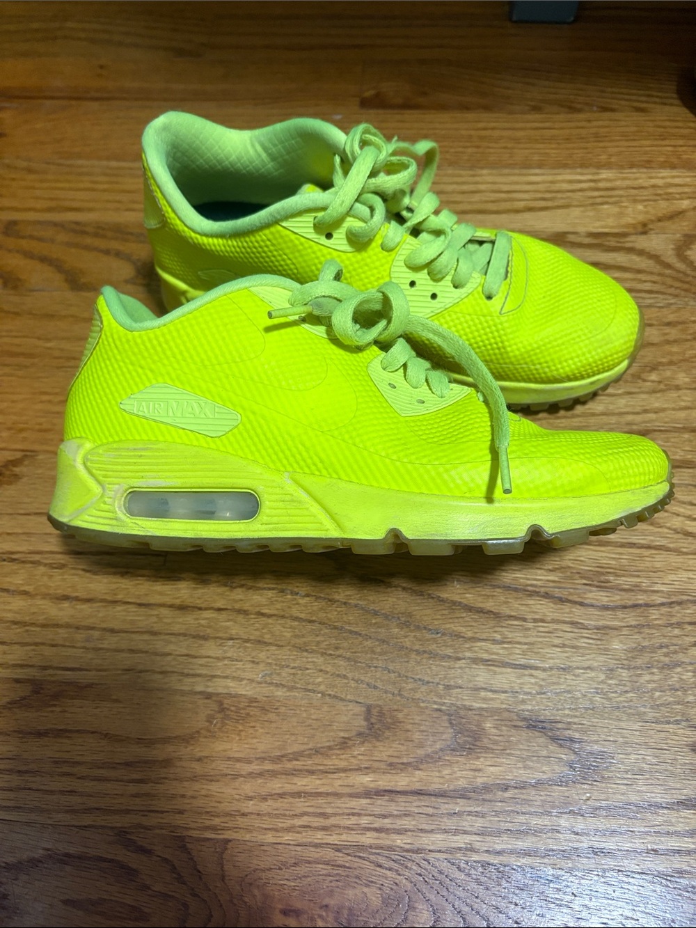 Nike Neon Lime Green Women's Air Max Sneakers